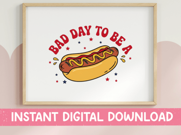 Bad Day to Be a Hot Dog: A Bold Graphic for Unserious Projects