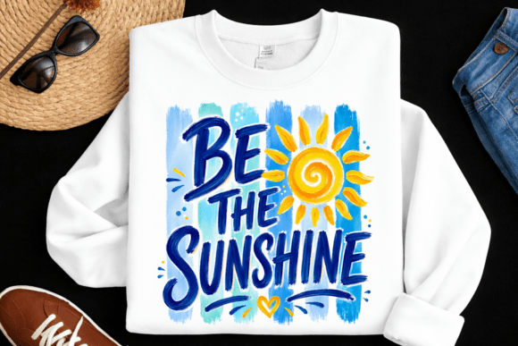Be the Sunshine PNG: A Positive Summer Tee Design