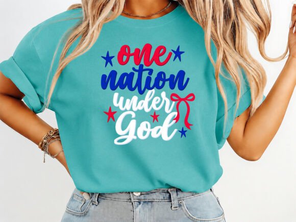 Celebrate American Pride: The Nation Under God Tee Design