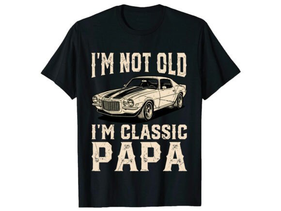 Celebrate Dad with the Classic Papa Car Father's Day T-Shirt