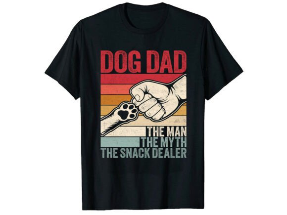 Celebrate the Dog Dad Snack Dealer with This Father's Day T-Shirt