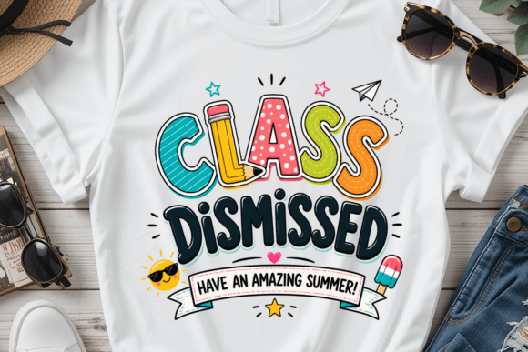 Celebrate the End of School with Class Dismissed PNG