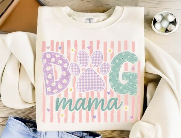 Dog Mama PNG: A Charming Design for Pet Lovers