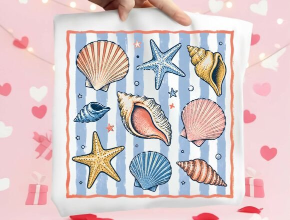 Seashell Serenity PNG: A Designer's Coastal Escape