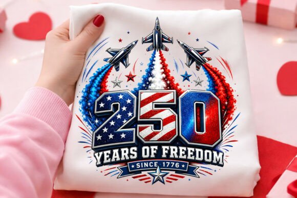 USA 250 Patriotic Airshow PNG Design: A Bold Asset for Creators